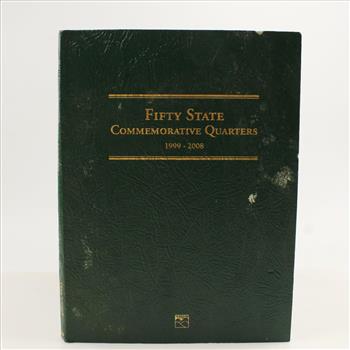Fifty State Commemorative Quarters Collection Booklet, 51 Coins