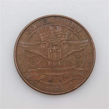 Fine Copper 1 AVDP Oz. Round