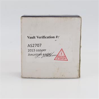 Fine Copper Round 25.9g