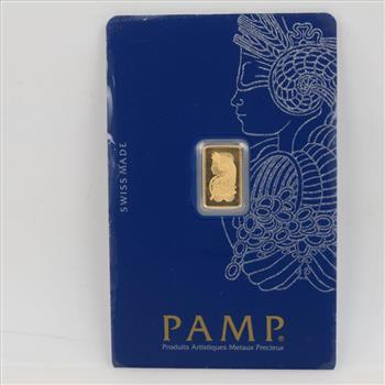 Fine Gold PAMP Suisse 1g Bar