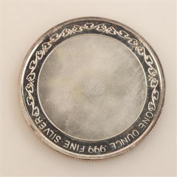 Fine Silver 1oz First Communion Round