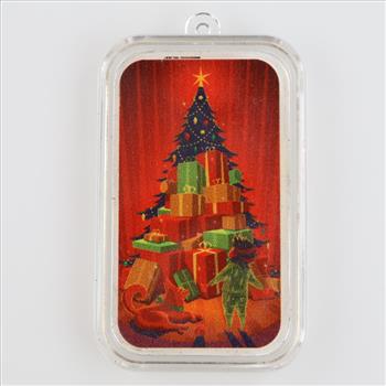 Fine Silver APMEX Christmas 1 Troy Oz Bar