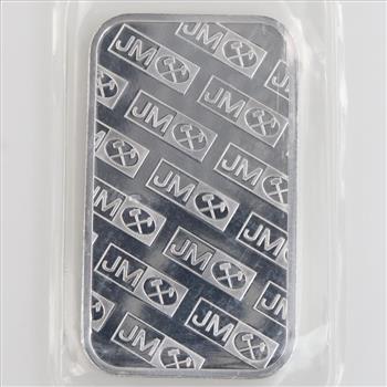 Fine Silver Johnson Matthey 1 Troy Oz Bar