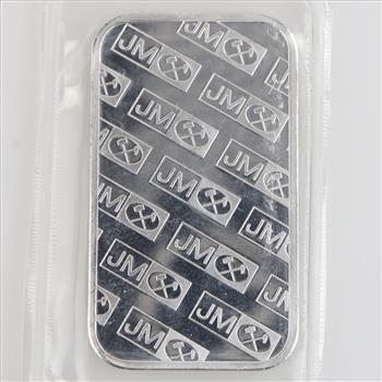 Fine Silver Johnson Matthey 1 Troy Oz Bar