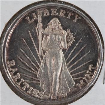 Fine Silver Rarities Mint Liberty 1 Troy Oz Round