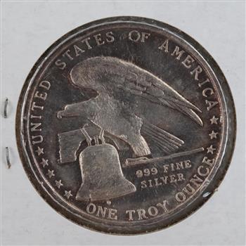 Fine Silver Rarities Mint Liberty 1 Troy Oz Round
