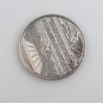 Fine Silver Religious Token