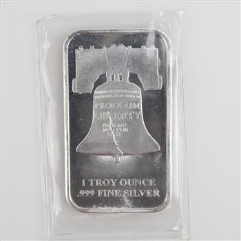 Fine Silver SD Bullion Liberty 1 Troy Oz Bar