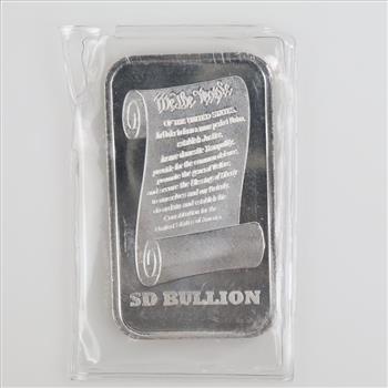 Fine Silver SD Bullion Liberty 1 Troy Oz Bar