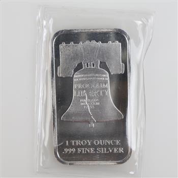 Fine Silver SD Bullion Liberty 1 Troy Oz Bar