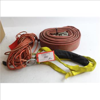 Fire Hose, E Z Stop II Rope, Heavy Duty Power Extension: 3 Items