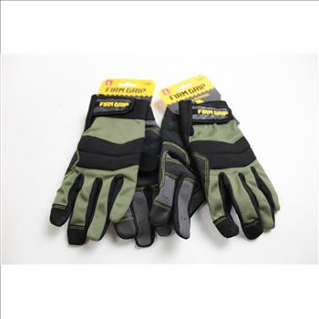 Firm Grip Large General Purpose Gloves, 2 Pieces