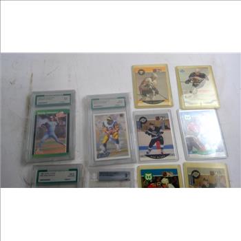 First Alert Lock Box With Sports Cards, 10+ Pieces