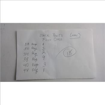 First Class Pants, 10+ Pieces