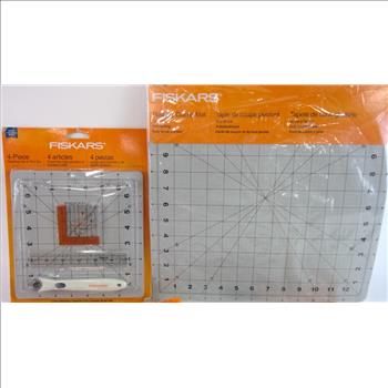 Fiskars Mats And Scissors, 6 Pieces