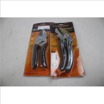 Fiskars Power-Level And Titanium Ratchet Anvil Pullers, 2 Pieces