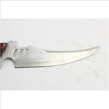 Fixed Blade Knife With Knuckle Guard And Sheath