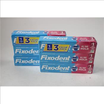 Fixodent Denture Adhesive Cream Value 3 Pack, 2 Pieces