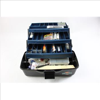 Flambeau Tackle Box With Fishing Items, 5+ Pieces