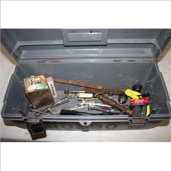 Flambeau Tool Box With Fuse Kit, Ratchet, And More