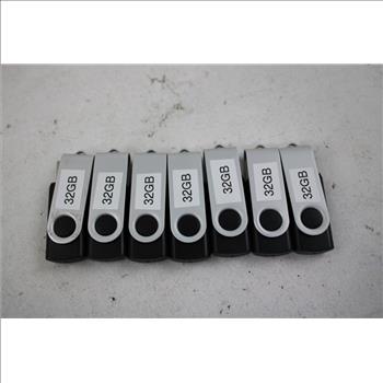 Flashdrives Bulk Lot, 32GB, 7 Pieces