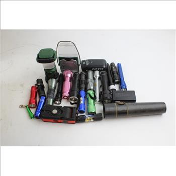 Flashlight, Lamps: Coat, Mini MagLite, Tasco, Belzig And More: 20+ Items