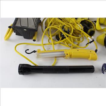 Flashlight, Relocatable Power Tap And More, 6 Pieces