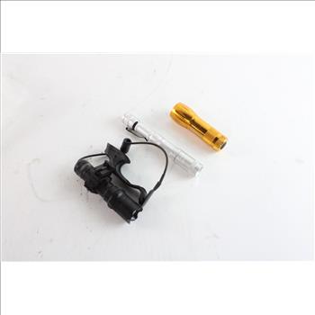 Flashlights & Crimson Trace Laser Attachment, 4 Pieces