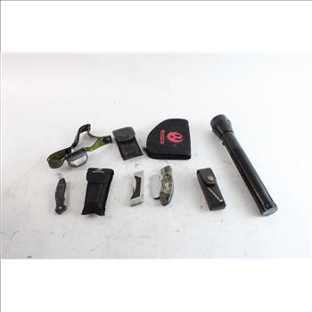 Flashlights, Knives & More, 6+ Pieces