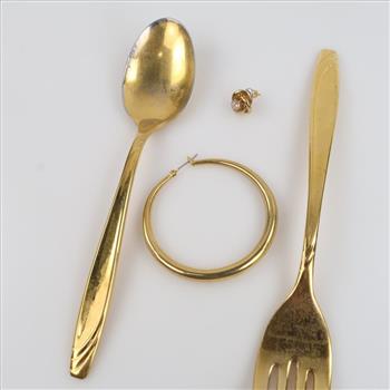 Flatware With Mixed Jewelry, 2+ Pieces