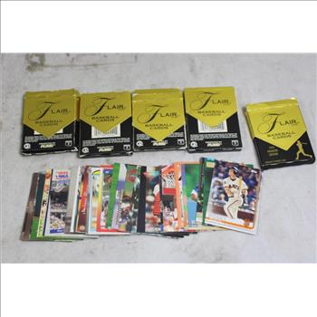 Fleer, Acore, Upper Deck, Topps, Baseball, Trading Cards 500+,  Baseball Stickers