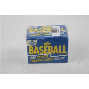 Fleer Baseball 1990 Update Trading Cards 22 Logo Stickers