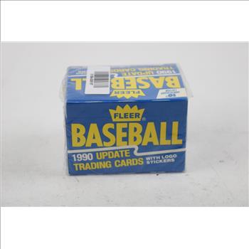Fleer Baseball 1990 Update Trading Cards 22 Logo Stickers