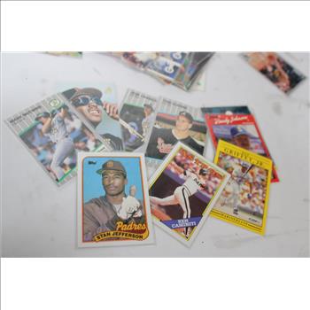 Fleer, Score, Leaf, Upper Deck Basketball, Baseball Trading Cards, 100+ Pieces
