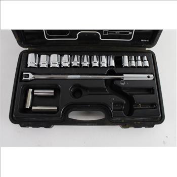 Flex Neck Ratchet And Sockets, 17 Pieces