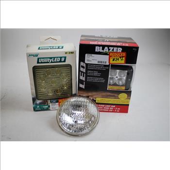 Flood LED Lamps And Beams, 5 Pieces