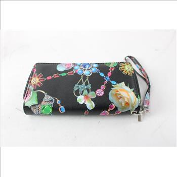 Floral Zip Wallet