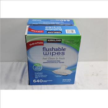 Flushable Wipes Pack, Vacuum Sealing Bags