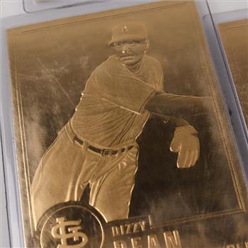 Foil Baseball Trading Cards, 6 Pieces