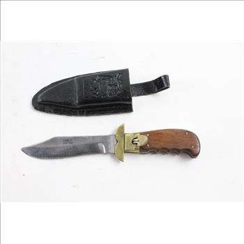 Folding Bowie Knife With Sheath