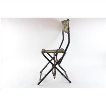 Folding Chair With Camo Fabric