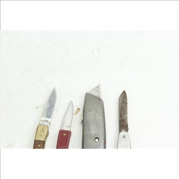 Folding Knife, Multi-Tool, Box Cutter: Durabuilt, Utica Cutlery: 4 Items