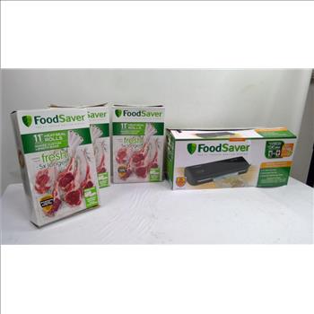 FoodSaver Vacuum Sealing System, Heat-Seal Rolls Packs, 4 Pieces