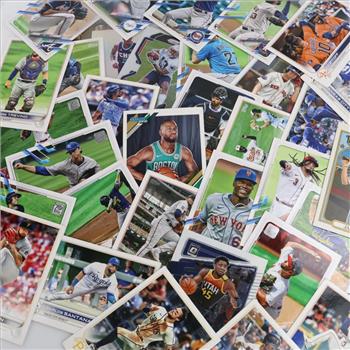 Football, Baseball, And Basketball Trading Cards, 29+ Pieces