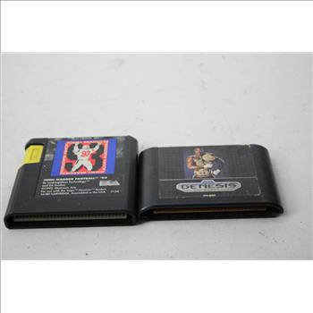 Football, Boxing Sega Genesis Games, Striker Stereo Control Pads, 4 Pieces