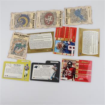 Football Trading Cards, 10 Pieces