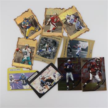 Football Trading Cards, 10 Pieces