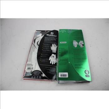 FootJoy WeatherSof XL, Callaway Weather Spann Men's M-L Left Golf Gloves, 2 Pieces