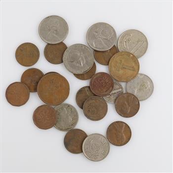 Foreign And US Currency, 18+ (Including 1 Silver)