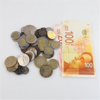 Foreign And US Currency, 30+ Pieces